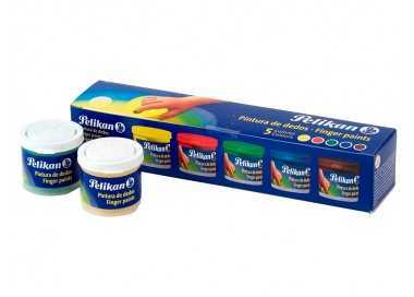 Pintura a dedos pelikan 40 ml cd/40s caja de 5 colores surtidos Pintura a dedos pelikan 40 ml cd/40s caja de 5 colores surtidos