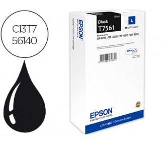 Ink-jet epson t7561 negro l wf-8010dw / 8090d3twc / 8510dwf / 8590dwf capacidad 2500 pag