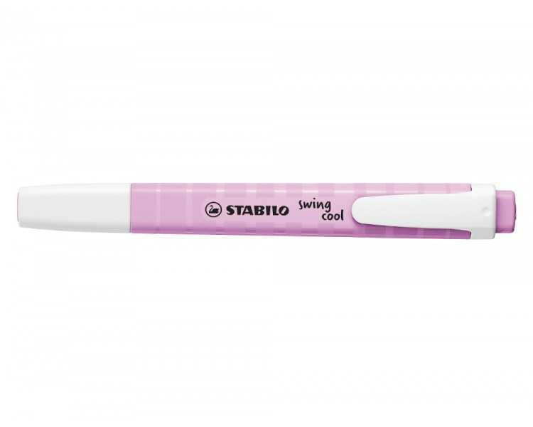 Rotulador stabilo fluorescente swing cool pastel fucsia helado