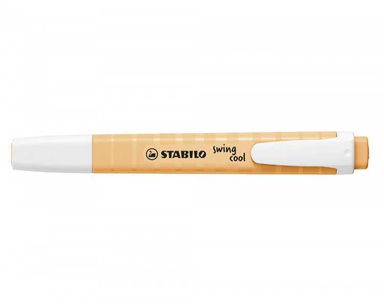 Rotulador stabilo fluorescente swing cool pastel naranja palido