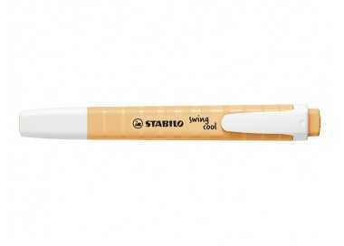Rotulador stabilo fluorescente swing cool pastel naranja palido