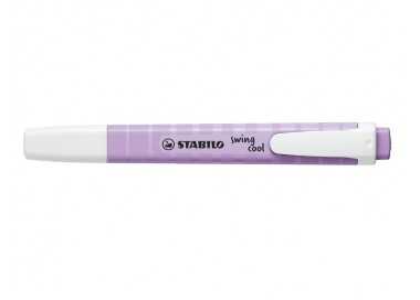 Rotulador stabilo fluorescente swing cool pastel violeta