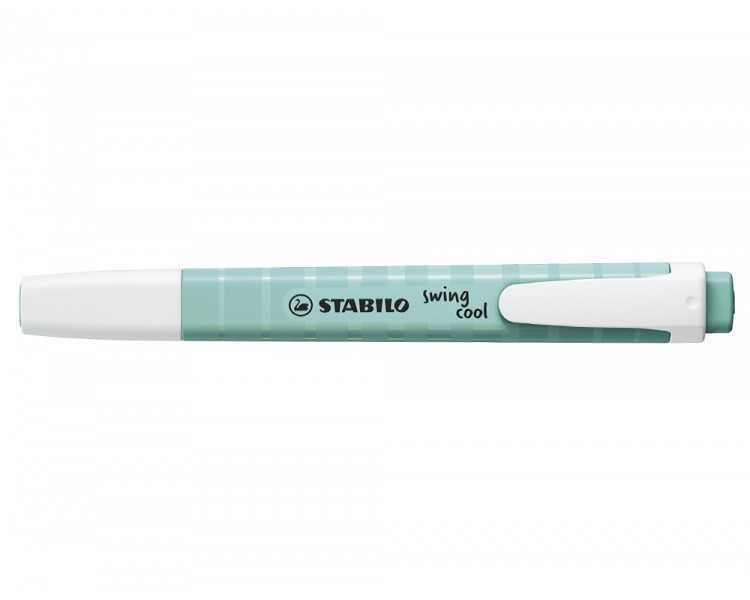 Rotulador stabilo fluorescente swing cool pastel turquesa