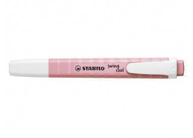 Rotulador stabilo fluorescente swing cool pastel rosa