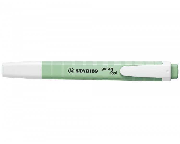 Rotulador stabilo fluorescente swing cool pastel verde menta