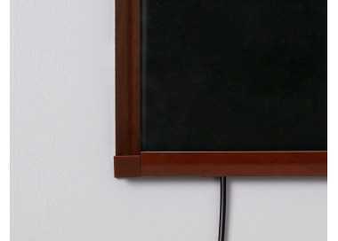 Pizarra cristal liderpapel con led en caballete de madera para rotuladores tipo tiza 50x90cm Pizarra cristal liderpapel con led en caballete de madera para rotuladores tipo tiza 50x90cm