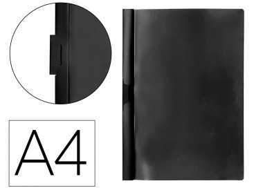 Carpeta beautone dossier pinza lateral 35365 polipropildin a4 negra 25 h. pinza desli-pack de 10 retractilado