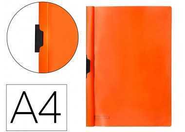 Carpeta beautone dossier pinza lateral 45301 polipropildin a4 naranja 25 h. pinza des-pack de 10 retractilado