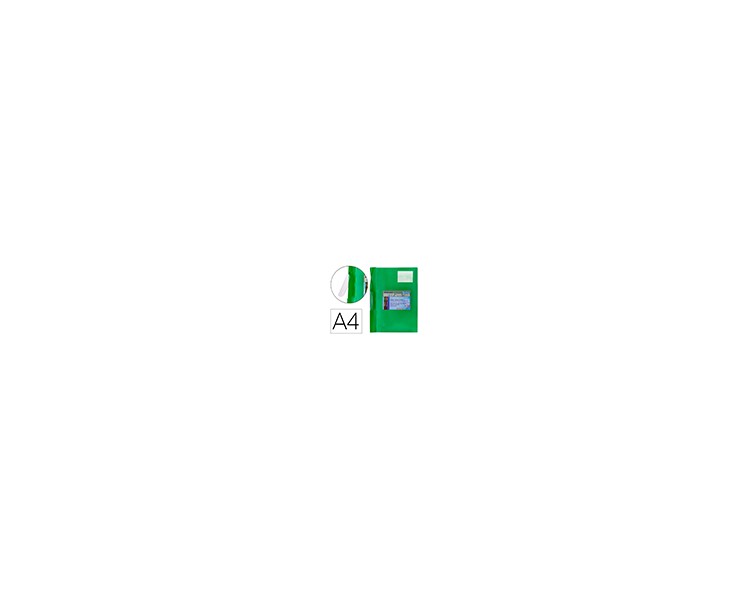 Carpeta beautone dossier pinza lateral 48383 polipropildin a4 verde pinza giratoria -pack de 10 retractilado