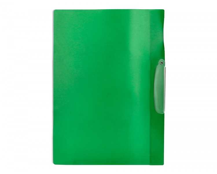 Carpeta beautone dossier pinza lateral 48383 polipropildin a4 verde pinza giratoria -pack de 10 retractilado