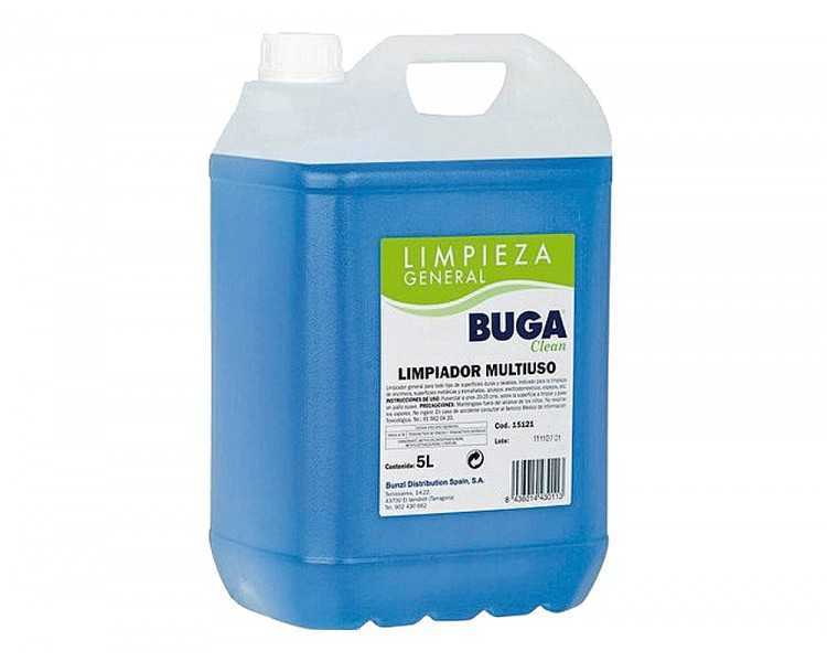 Limpiador multiusos buga clean garrafa 5 litros