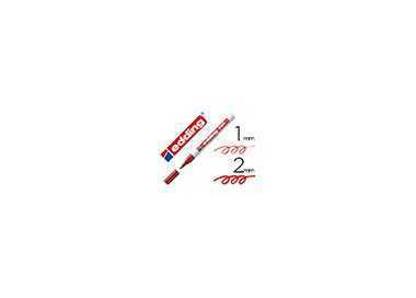 Rotulador edding punta fibra 751 rojo punta redonda 1-2 mm