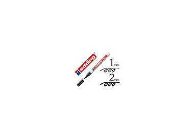 Rotulador edding punta fibra 751 negro punta redonda 1-2 mm