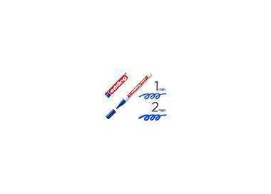 Rotulador edding punta fibra 751 azul punta redonda 1-2 mm