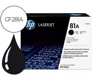 Toner hp laserjet n.81 mfp m630 negro 10.500 paginas