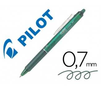 Boligrafo pilot frixion clicker borrable 0,7 mm color verde claro