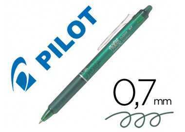 Boligrafo pilot frixion clicker borrable 0,7 mm color verde claro