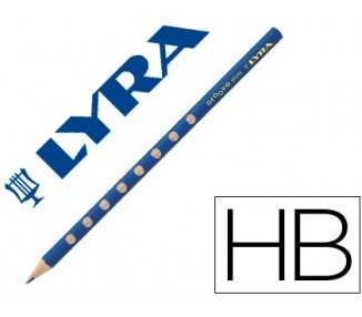 Lapices de grafito lyra groove slim mina hb