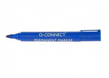 Rotulador q-connect marcador permanente azul punta redonda 3 mm Rotulador q-connect marcador permanente azul punta redonda 3 mm