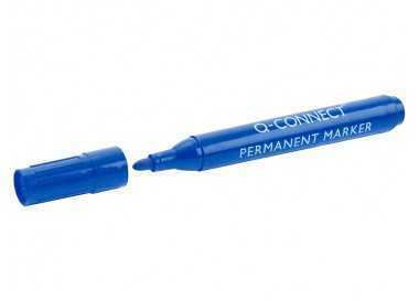 Rotulador q-connect marcador permanente azul punta redonda 3 mm Rotulador q-connect marcador permanente azul punta redonda 3 mm