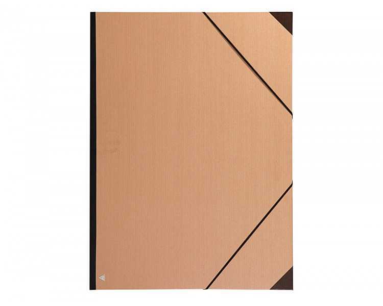 Carpeta planos clairefontaine din a2 con gomas kraft marron verjurado