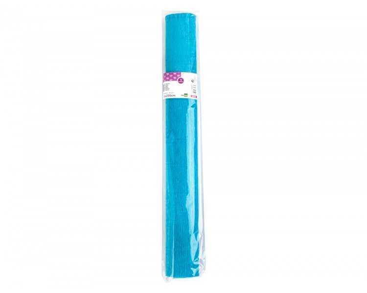 Papel crespon liderpapel rollo de 50 cm x 2,5 m 85g/m2 celeste