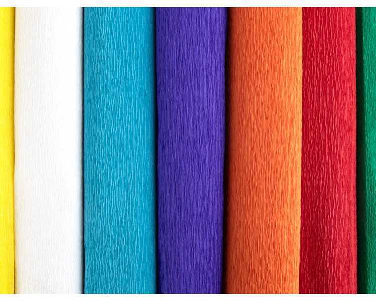 Papel crespon liderpapel rollo de 50 cm x 2,5 m 85g/m2 celeste