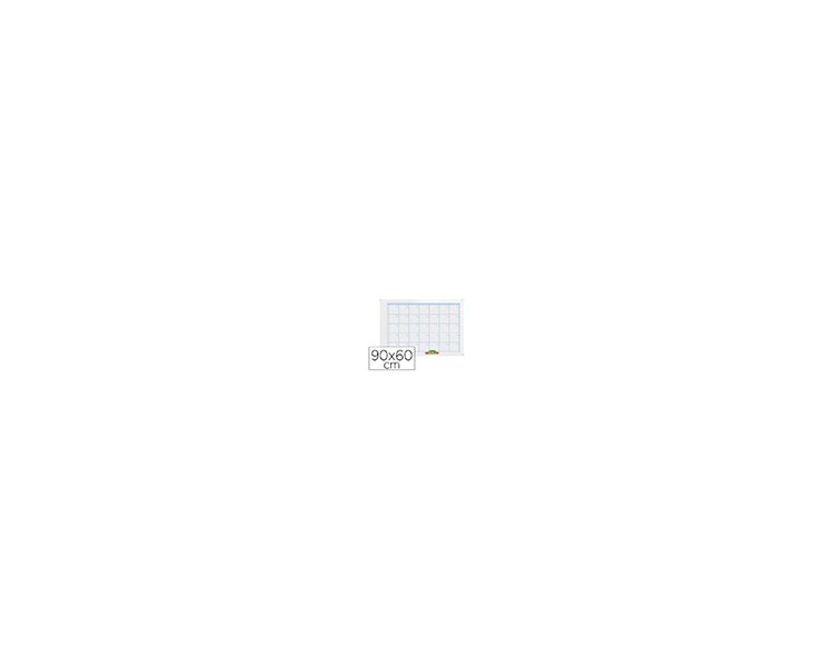 Planning magnetico nobo mensual rotulable marco metalico 90x60 cm