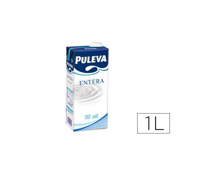Leche puleva entera brik de 1 litro