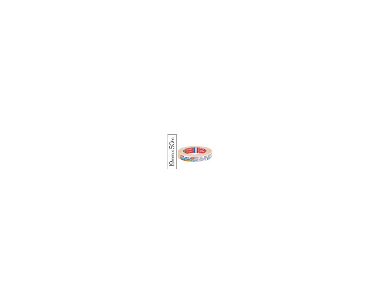 Cinta adhesiva tesa para pintor 50 mt x 19 mm