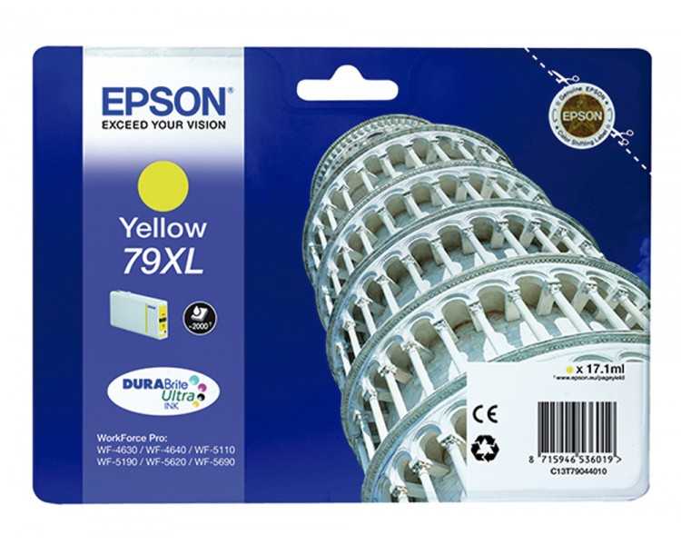 Ink-jet epson 79xl 900p wf 4630 / 4640 / 5110 / 5620 / 5690 / 5690 amarillo -2.000 pag-