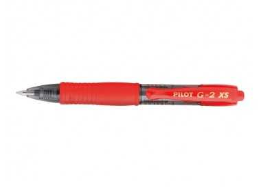 Boligrafo pilot g-2 pixie rojo tinta gel retractil sujecion de caucho