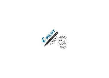 Boligrafo pilot g-2 pixie negro tinta gel retractil sujecion de caucho