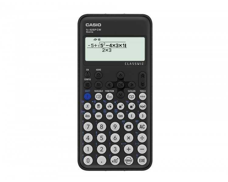 Calculadora casio fx-82sp cw iberia classwiz cientifica + 300 funciones 9 memorias con tapa