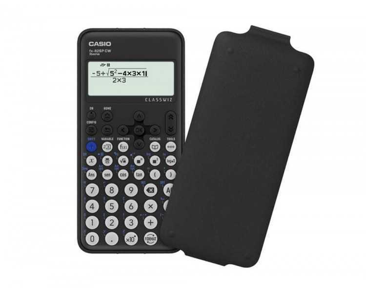 Calculadora casio fx-82sp cw iberia classwiz cientifica + 300 funciones 9 memorias con tapa