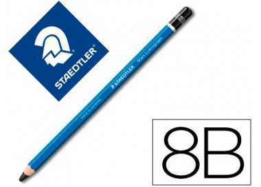 Lapices de grafito staedtler mars lumograph 100 8b unidad