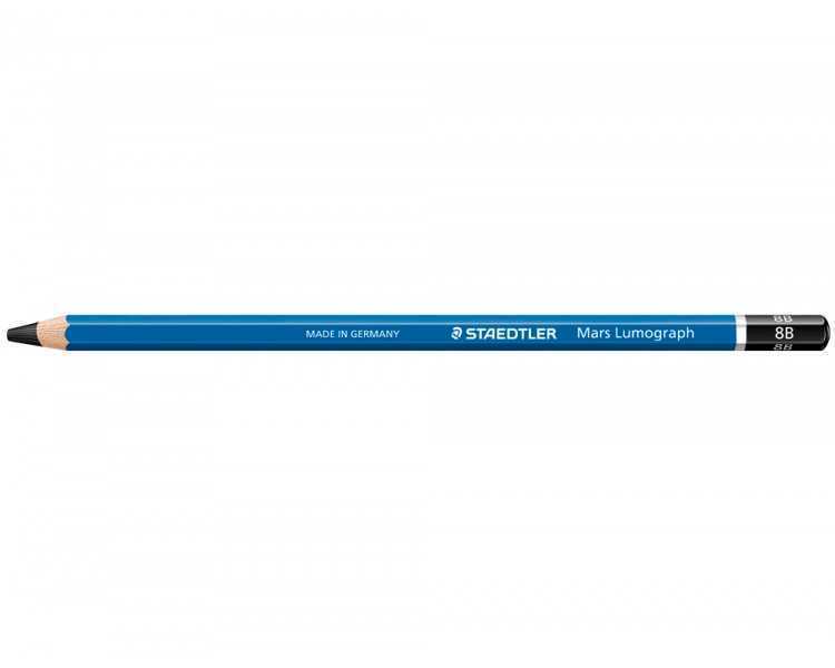 Lapices de grafito staedtler mars lumograph 100 8b unidad