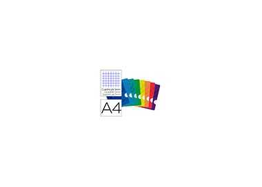 Libreta escolar oxford openflex tapa flexible optik paper 48 hojas din a4 cuadro 5 mm colores surtidos