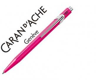 Boligrafo caran d'ache 849 fluo rosa punta media