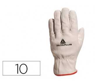 Guantes deltaplus piel vacuno especial para todo tipo de trabajos el mas vendido del mercado talla 10