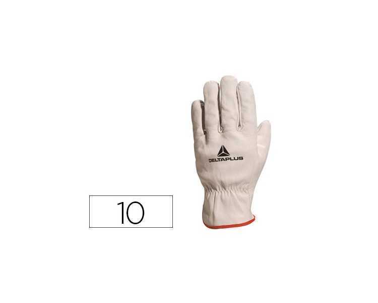 Guantes deltaplus piel vacuno especial para todo tipo de trabajos el mas vendido del mercado talla 10