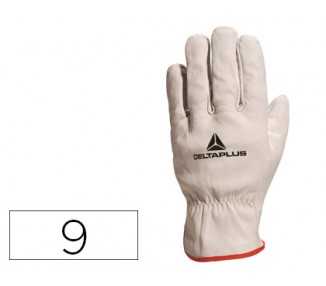 Guantes deltaplus piel vacuno especial para todo tipo de trabajos el mas vendido del mercado talle 9