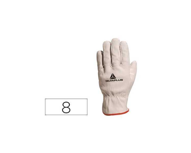 Guantes deltaplus piel vacuno especial para todo tipo de trabajos el mas vendido del mercado talla 8