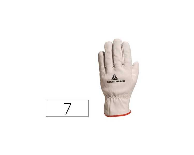 Guantes deltaplus piel vacuno especial para todo tipo de trabajos el mas vendido del mercado talla 7