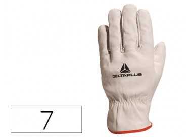 Guantes deltaplus piel vacuno especial para todo tipo de trabajos el mas vendido del mercado talla 7