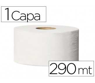 Papel higienico tork minijumbo 1 capa 290 mt para dispensador t2