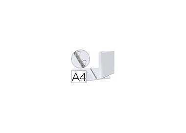 Carpeta canguro 4 anillas mixtas 25mm esselte a4 plastico blanca
