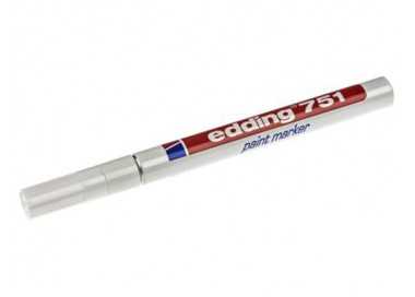 Rotulador edding punta fibra 751 blanco punta redonda 1-2 mm Rotulador edding punta fibra 751 blanco punta redonda 1-2 mm
