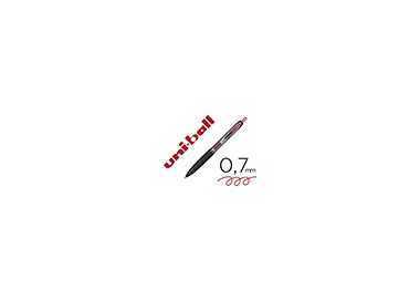 Boligrafo uni-ball signo 207e retractil 0,7 mm color rojo