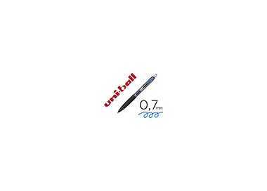 Boligrafo uni-ball signo 207e retractil 0,7 mm color azul